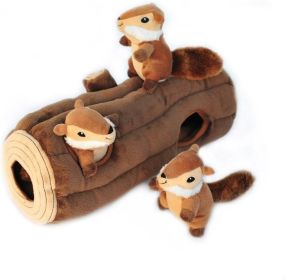 Interactive Dog & Puppy Toys for Boredom, Stimulating Pet Products to Keep them Busy, Hide & Seek Plush Dog Puzzles, Squeaky Toy for Enrichment