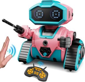 Robot Toys,Remote Control Robot Toy with LED Eyes, Gesture Sensing,Recording Fuction,Dance,Music