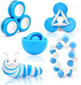 Fidget Toys Adults Pack, Sensory Toys Set for Kids, Fidget Spinner Slug
