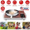 3500W Electric Single Ceramic Stove Electric Cooktop Hot Plate Infrared Countertop Burner with 12 Power & Temperature Levels 0-3H Timer Portable Handl