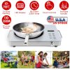 3500W Electric Single Ceramic Stove Electric Cooktop Hot Plate Infrared Countertop Burner with 12 Power & Temperature Levels 0-3H Timer Portable Handl