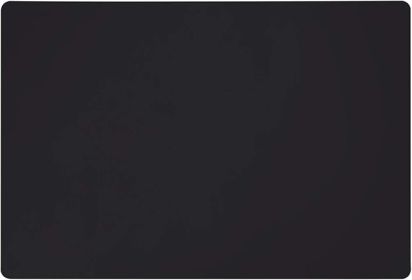 Silicone Mats for Kitchen Counter, Large Silicone Countertop Protector 25" by 17", Nonskid Heat Resistant Desk Saver Pad, Multipurpose Mat, Place (Color: Black)