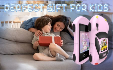 Youngsters Smart Phone for Girls Boy Youngsters Smart Phone Toys Youngsters Toy Smartphone Ages 3-12 with Dual Camera Game Music Player Learning (Color: Pink)